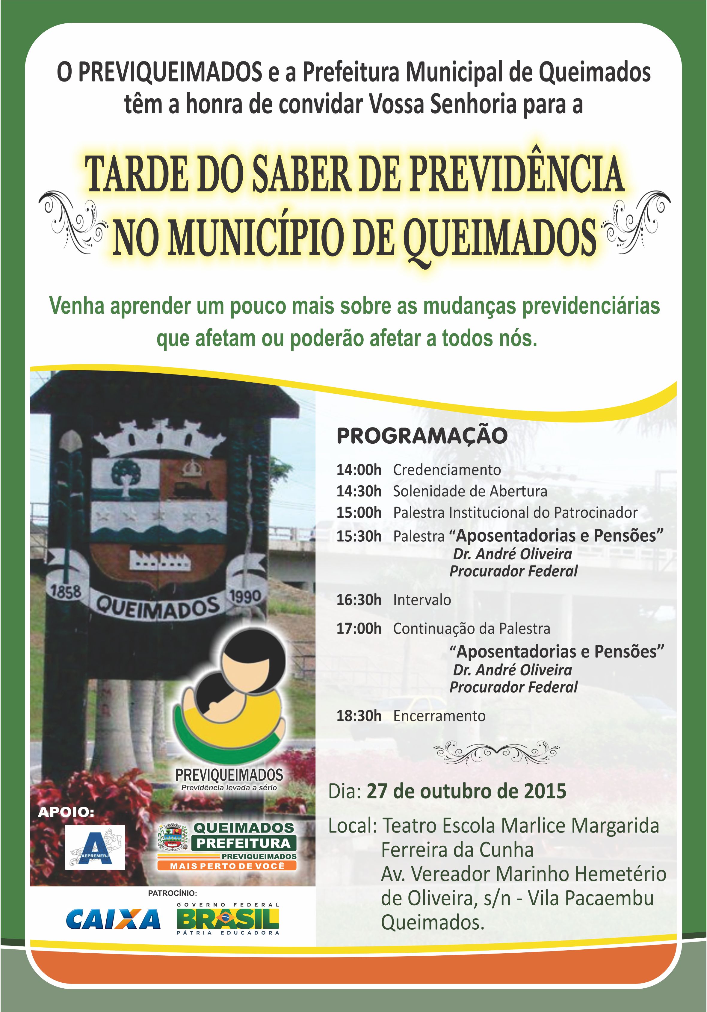 Programacao do evento